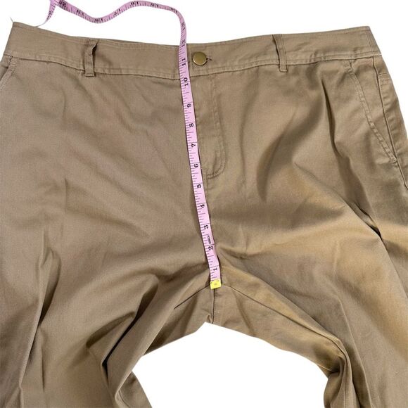 NWT Pendleton Classic Straight Leg Womens Pants Size 16 Tan Light Khaki - Picture 10 of 11